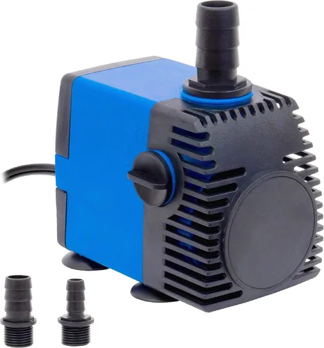 Miniatura 9 de Bomba de agua sumergible 528 GPH – Acuarios, fuentes, hidroponía y bomba de estanque, elevación de 8.2 pies, 45 W Azul; 1 paquete