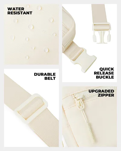 Miniatura 4 de CHOLISS Bolso bandolera pequeño para mujeres y hombres, bolsos cruzados, cangureras de moda, bolsa de pecho con correa extendida