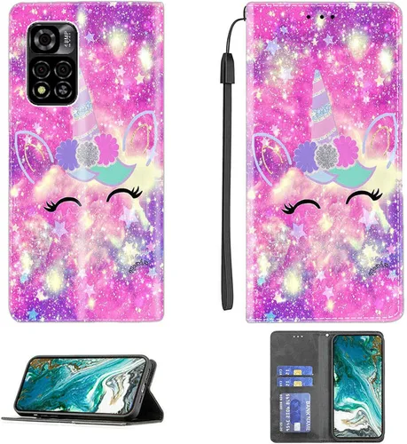 Miniatura 103 de Funda para Moto One Zoom compatible con Motorola One Zoom Phone Case Flip Stand Cover Magnetic Close YHD