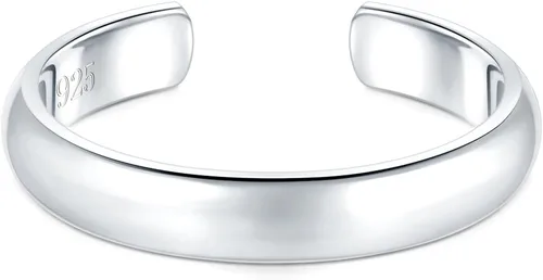 Miniatura 11 de BoRuo aro para el dedo del pie de plata de ley 925, anillo ajustable hipoalergénico de 2-4 mm