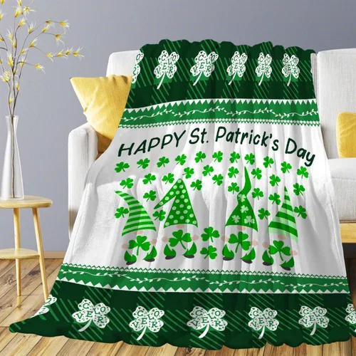 Miniatura 18 de Manta de gnomos navideños para adultos, mujeres, manta de franela suave y cálida para sofá, cama de viaje, 30 x 40 pulgadas para mascotas
