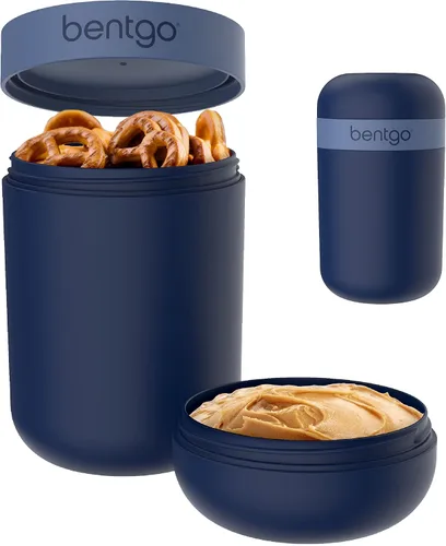 Miniatura 7 de Bentgo Snack Cup - Contenedor de bocadillos reutilizable con diseño a prueba de fugas, compartimento para aderezos y tapa de doble sellado, portátil