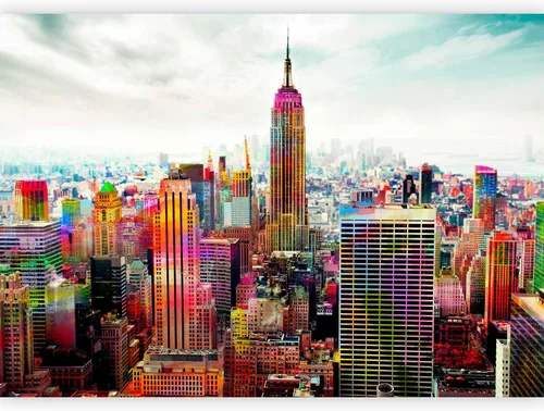 Miniatura 20 de Artgeist - Papel tapiz tamaño XXL, autoadhesivo, no tejido, diseño de imagen y fotografía, mural Nueva York #22