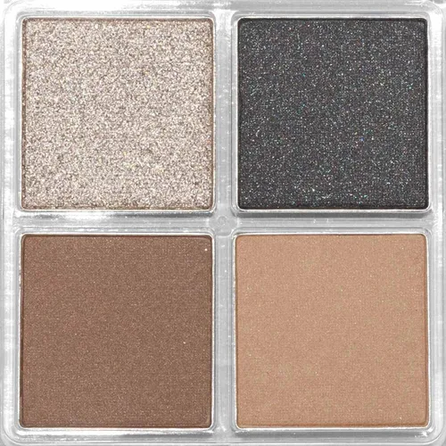 Miniatura 2 de Palladio Quads de sombras de ojos, mate mezclable pigmentado aterciopelado, acabados metálicos y brillantes, fórmula cremosa, paleta de sombras