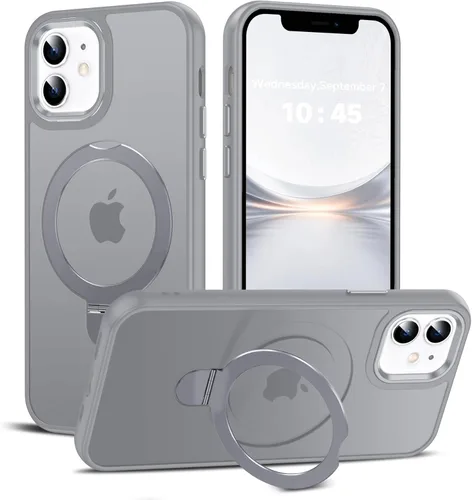 Miniatura 56 de LeYi para iPhone-13 Funda/iPhone-14 Fundas: con soporte para MagSafe i Phone 13Funda con anillo magnético iPhone14 iPhone13 Cubierta Funda para Negro