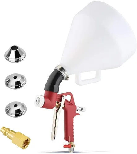 Miniatura 6 de Joywayus Air Hopper - Pistola pulverizadora con boquilla de 0.157 in/0.236 in/0.315 in, textura de pintura, pulverizador de pintura para paneles