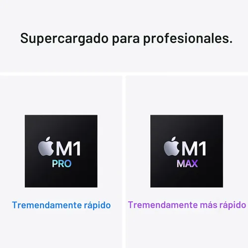 Miniatura 4 de Apple MacBook Pro de finales de 2021 con chip Apple M1 Pro CPU de 10 núcleos, 16 pulgadas, 16 GB de RAM, 512 GB de almacenamiento SSD, gris espacial