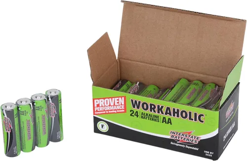 Miniatura 13 de Interstate Batteries Batería alcalina C Cell (12 unidades) Baterías multiusos de alto rendimiento de 1.5 V - Workaholic (DRY0080)