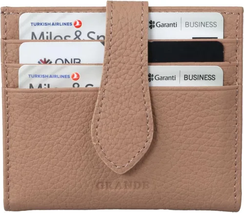 Miniatura 15 de Grande -3803 Cartera unisex, Azul (Iced Blue), Cartera delgada de cuero con cierre a presión pequeño