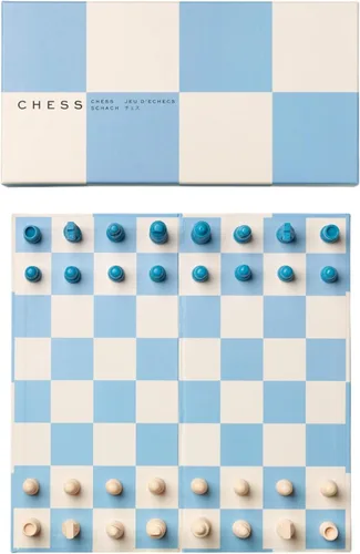 Miniatura 12 de PrintWorks Art of Chess – Juego de ajedrez de madera en blanco y negro con tablero acrílico – Elegante juego de mesa de café para adultos y familias