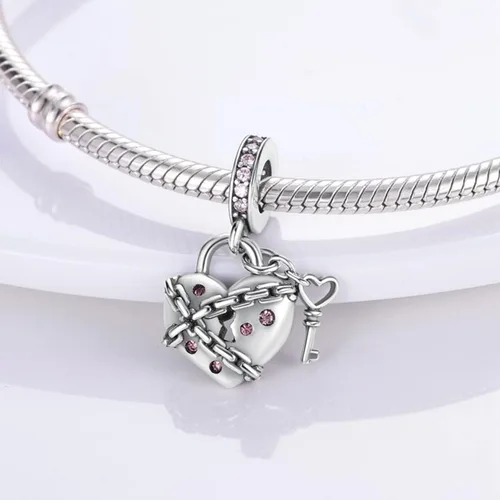 Miniatura 3 de MULA - Dijes de plata de ley 925 para pulseras y collares, dijes de bolso, cuentas, gato, tortuga, regalo de joyería para mujeres y niñas