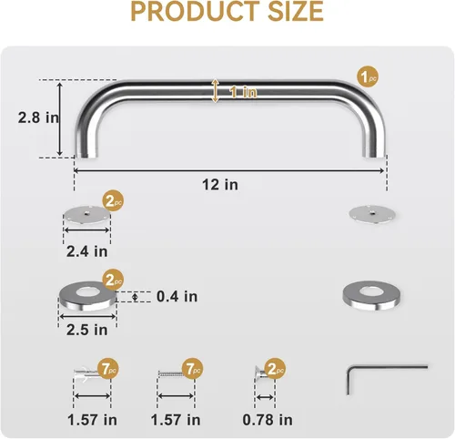 Miniatura 8 de AmazerBath Barras de apoyo para ducha para bañeras y duchas, barras de agarre para discapacitados para ducha antideslizantes, barras de apoyo