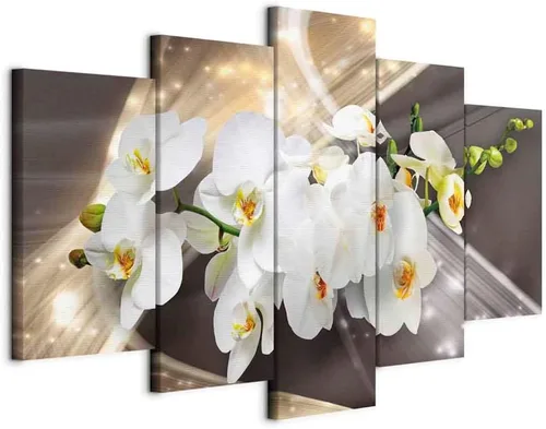 Miniatura 33 de Lienzo decorativo con impresión artística de diseño de orquídea de Artgeist Orquídea #01