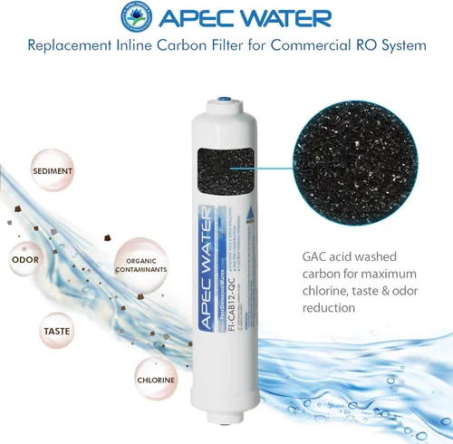Miniatura 5 de APEC Water Systems FILTER-MAX-LITE240 - Juego completo de filtros de repuesto para sistema de filtro de agua de ósmosis inversa comercial ligero