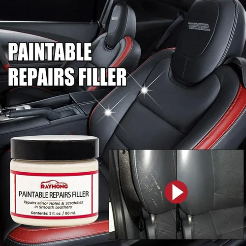 Miniatura 2 de Alkyne Relleno de cuero, pasta de relleno de cuero, crema reparadora de relleno de cuero para automóvil, acondicionador restaurador