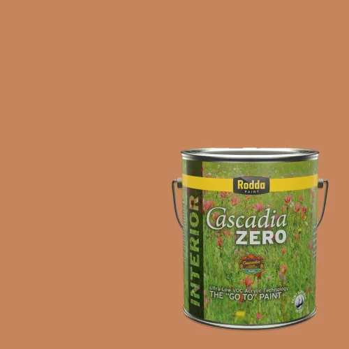 Miniatura 192 de Rodda Paint CASCADIA ZERO - Pintura plana e imprimación para interiores en uno, cuarto de galón, crema de ballet