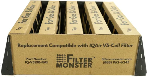 Miniatura 8 de Filter-Monster - Paquete de filtros de aire de repuesto, juego de 3 filtros, compatible con purificador de aire IQAir HealthPro Series