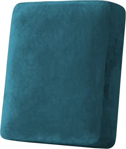 Miniatura 49 de H.VERSAILTEX - Funda de terciopelo elástica y afelpada para protección de cojines de sofá biplaza, silla o sofá, 2 piezas, tamaño grande, color gris
