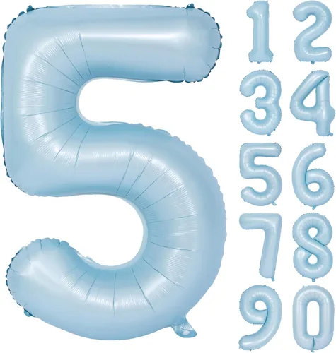 Miniatura 34 de Globos de helio de 40 pulgadas con dígitos dorados para fiesta de cumpleaños., Número 0, 40 pulgadas, número 0 oro 7