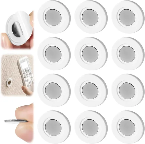 Miniatura 7 de Soporte magnético para control remoto, soporte para cargador remoto de TV adhesivo fuerte 2025, organizador de pared de control remoto de silicona