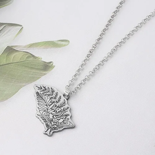 Miniatura 7 de SONGCHANGJEWELRY Vintage Silver Plated Necklace The Last of Us Pendant Necklace Cosplay - Last of Us Gifts for Men Women Fan