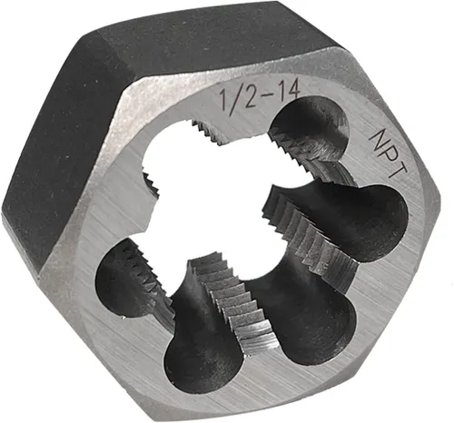 Miniatura 3 de Terraja de rosca de tubo NPT Hex Terraja de acero al carbono de rerosca 1-1/2"-11 1/2