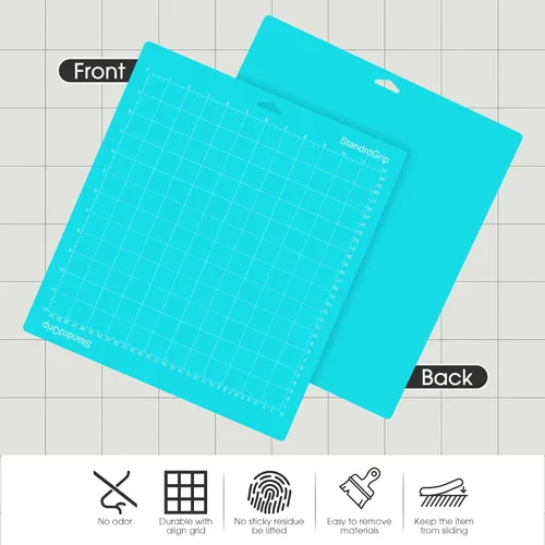 Miniatura 4 de Alfombrilla de corte de 12 x 12 para Cricut Maker 3/Maker/Explore 3/Air 2/Air/One (3 alfombrillas), alfombrillas adhesivas reutilizables