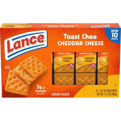 Miniatura 25 de Lance Galletas tipo sándwich, hechas con galletas integrales, mantequilla de maní, 10 paquetes individuales