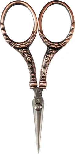 Miniatura 62 de JubileeYarn - Tijeras de bordado de estilo antiguo, color cobre, 1 par