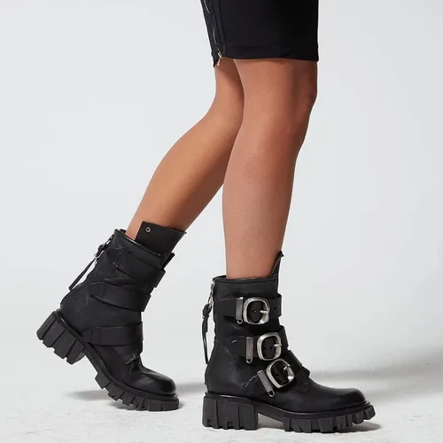 Miniatura 2 de A.S.98 Hamish Botas de plataforma gruesa para mujer