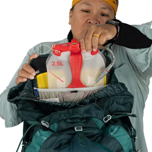 Miniatura 12 de Osprey Eja 48 Mochila ultraligera para mujer Verde azulado profundo