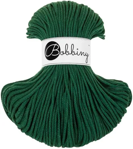 Miniatura 20 de Bobbiny Cordón de macramé trenzado junior de 0.118 in (aguamarina), 108 yardas/330 pies