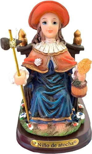 Santo Niño oDe Atocha/Santo Niño de Atocha Estatua de 3"