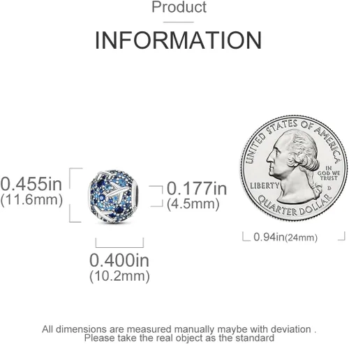 Miniatura 135 de MULA - Dijes de plata de ley 925 para pulseras y collares, colgantes de letras para la familia, cuentas de viaje en avión, dijes de árbol