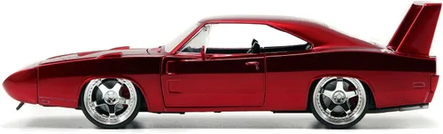 Miniatura 3 de Jada Toys Fast & Furious Dom's Dodge Charger Daytona - Coche fundido a presión, escala 1:24, color rojo (97060)