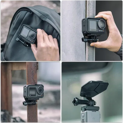 Miniatura 5 de Soporte magnético para cuello para cámaras de acción, montaje en el pecho de liberación rápida con correa, POV Vlogging compatible con GoPro Hero 13
