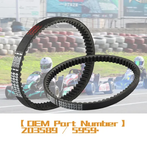 Miniatura 4 de KARSEE 3 piezas de repuesto de correa de transmisión Go Kart serie 30 para Manco 5959 / Comet 203589