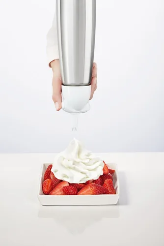 Miniatura 11 de iSi North America Easy Whip Plus (1 pinta) - Batidor de crema con botella de acero inoxidable, fácil de usar para aderezos con sabor casero