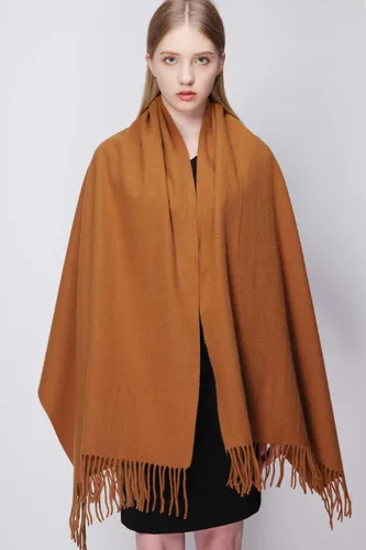 Miniatura 20 de RIIQIICHY Bufanda 100% de lana, chales y envolturas de pashmina para mujer, cachemira cálida para invierno, bufandas suaves más gruesas