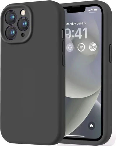 Miniatura 278 de LOVE 3000 Compatible con Funda para iPhone 15, [Cámara de Cobertura Completa de Silicona Suave] [Protección contra Caídas de 8 pies], Forro de Negro