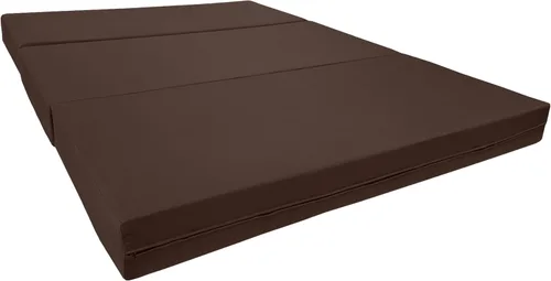 D&D Futon Furniture Shikibuton - Camas de espuma de triple pliegue, colchón plegable, otomana, 1.8 libras de alta densidad, tamaño matrimonial,