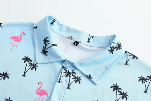 Miniatura 57 de Camisas de golf para hombre, Dry Fit, camisa de golf de manga corta, divertidas camisas polo de golf