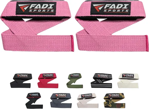 Miniatura 12 de Lifting Wrist Straps for Weightlifting Gym Deadlift and Pull Ups 24 Inch Cotton with 5mm Padded Neoprene for Grip Support Powerlifting Bodybuilding