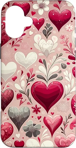 Miniatura 21 de Funda romántica para iPhone 11 Pro Max con corazones encantadores para el día de San Valentín