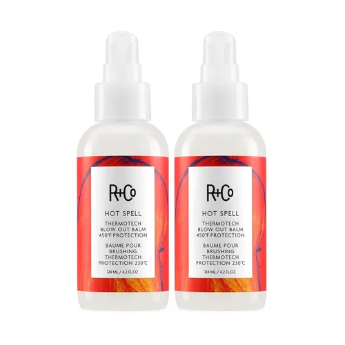 Miniatura 3 de R+Co Hot Spell Thermotech Blowout Balm Deluxe 450* F Protection, Provides Frizz Protection + Long Lasting Style Vegan + Cruelty-Free 1 Oz