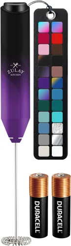 Miniatura 83 de Zulay Kitchen - Batidor eléctrico de mano para café, lattes, capuchinos, matcha y chocolate caliente, mezclador portátil para bebidas, accesorio