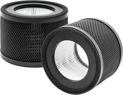 TT-AP001 - Filtro de repuesto True HEPA, compatible con TaoTronics TT-AP001 y VAVA VA-EE014 purificador de aire, filtro HEPA verdadero H13 y filtro