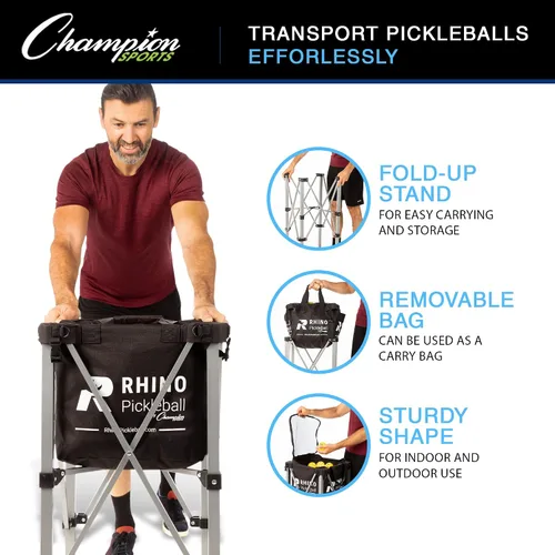 Miniatura 4 de Champion Sports Carrito de pickleball