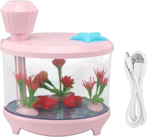 Miniatura 10 de Mini humidificador con niebla fría, humidificador pequeño para el hogar, automóvil, oficina, dormitorio, humidificadores USB silenciosos de Azul