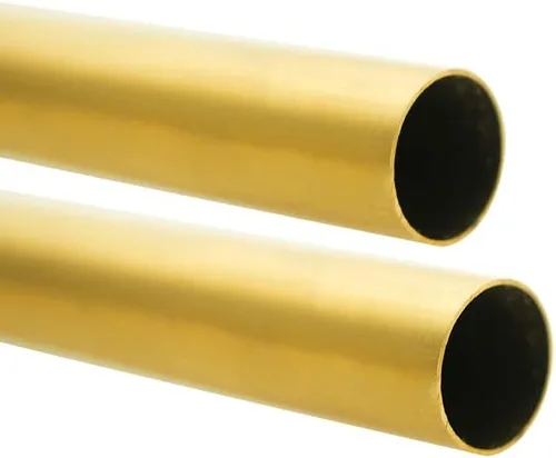 H62 - Tubo de latón de 3/16" (5mm) de diámetro exterior, 0.5mm de grosor × 300mm de longitud, Tubería de latón sin costuras, tubo redondo, 2 piezas